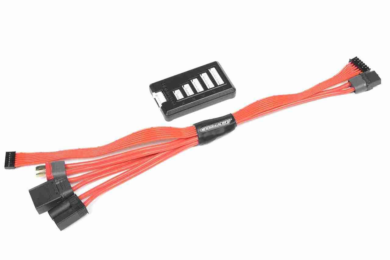 Corally Multi Charge / Balance Lead 3in1 XT-90 EC-5 T-Plug 6S Balance Board Corally Multi Charge / Balance Lead 3in1 XT-90 EC-5 T-Plug 6S Balance Board