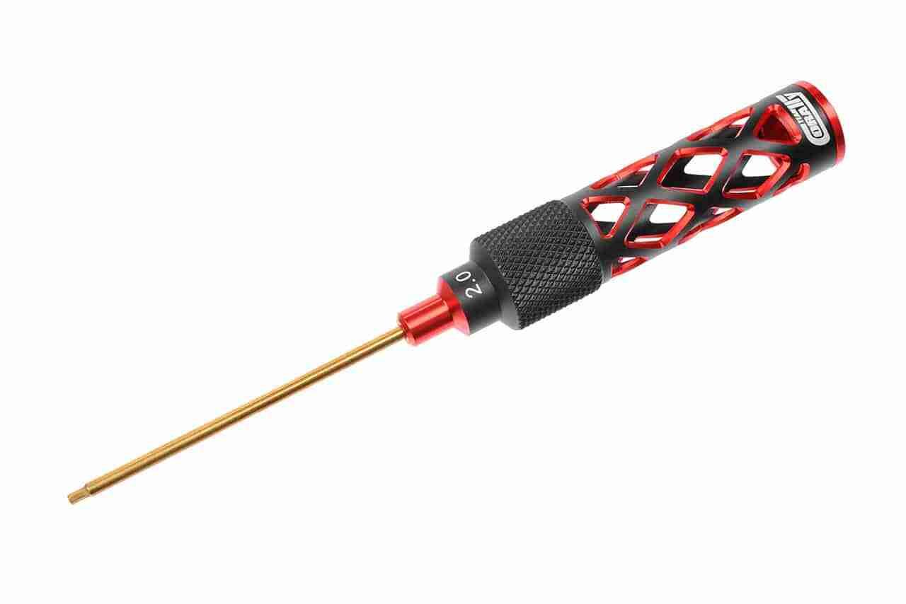 Team Corally PRO Tool Hardened Tip Lightened Alu Grip Hex 2.0mm Team Corally PRO Tool Hardened Tip Lightened Alu Grip Hex 2.0mm