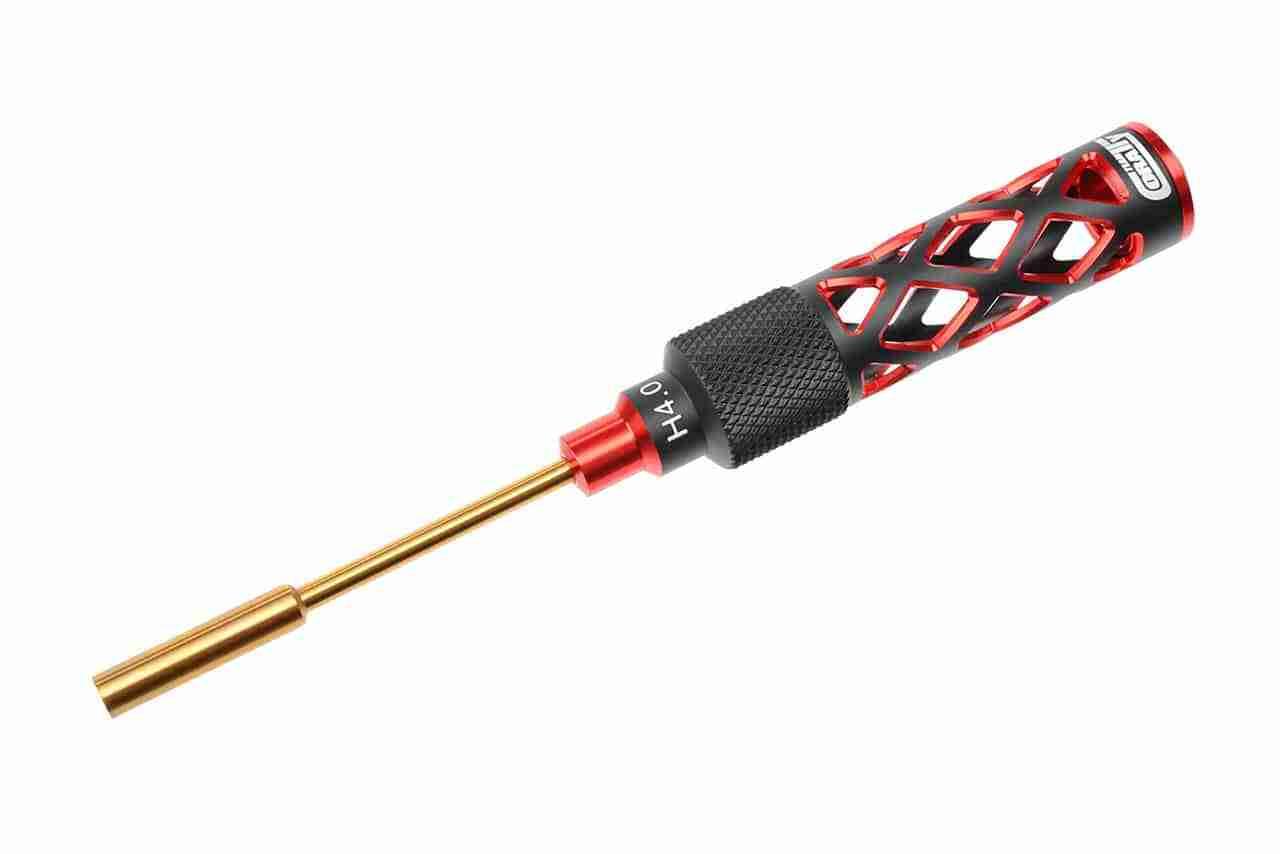 Team Corally PRO Tool Hardened Tip Lightened Alu Grip Nut M2 4.0mm Team Corally PRO Tool Hardened Tip Lightened Alu Grip Nut M2 4.0mm