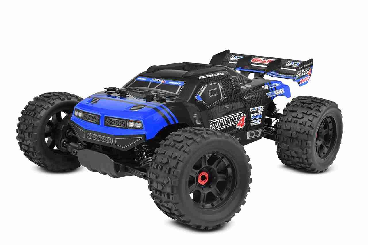 Team Corally PUNISHER 4 RTR Blue Brushless Power 4S No Battery No Charger Team Corally PUNISHER 4 RTR Blue Brushless Power 4S No Battery No Charger