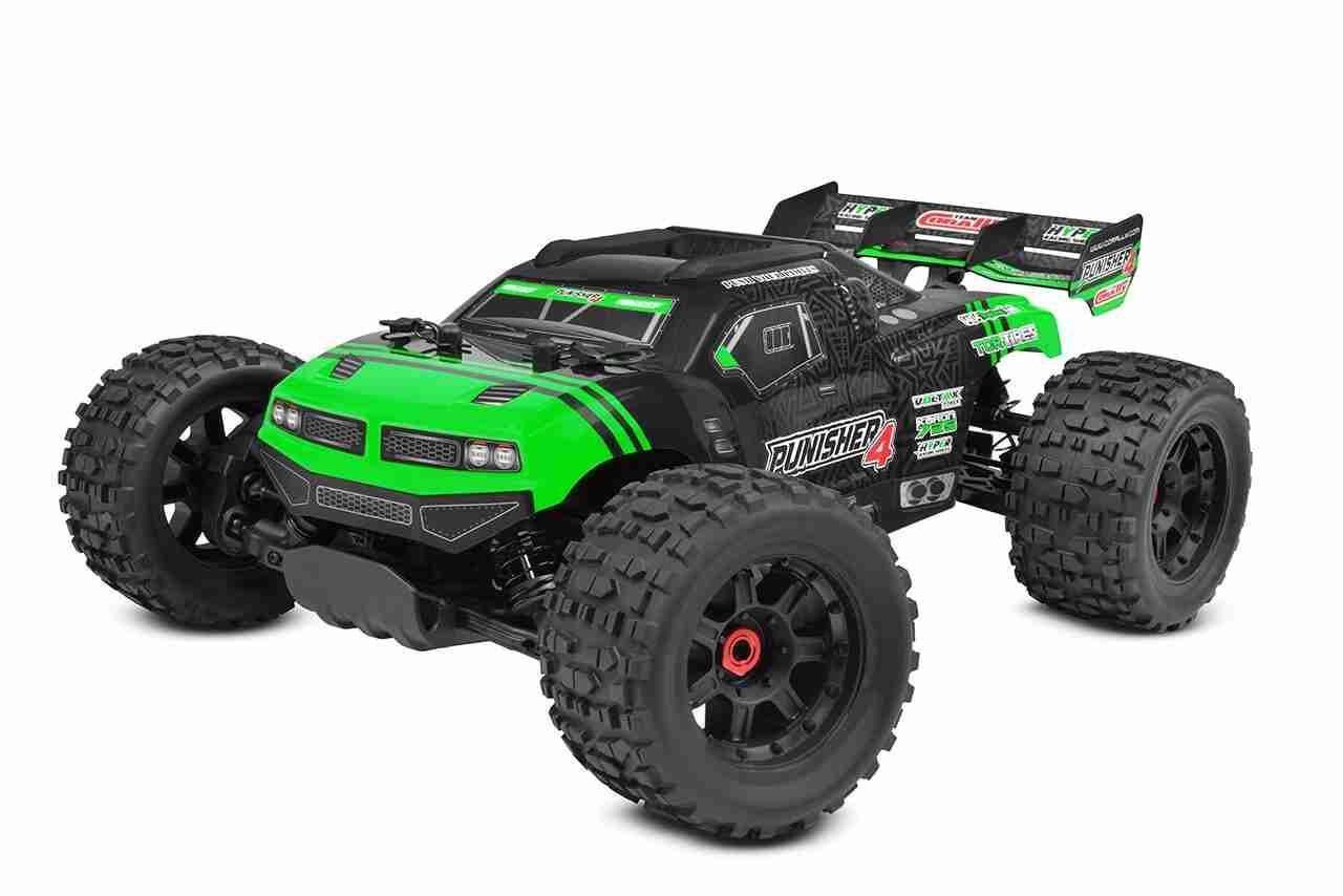 Team Corally PUNISHER 4 RTR Green Brushless Power 4S No Battery No Charger Team Corally PUNISHER 4 RTR Green Brushless Power 4S No Battery No Charger
