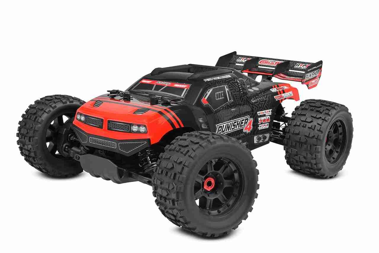 Team Corally PUNISHER 4 RTR Red Brushless Power 4S No Battery No Charger Team Corally PUNISHER 4 RTR Red Brushless Power 4S No Battery No Charger