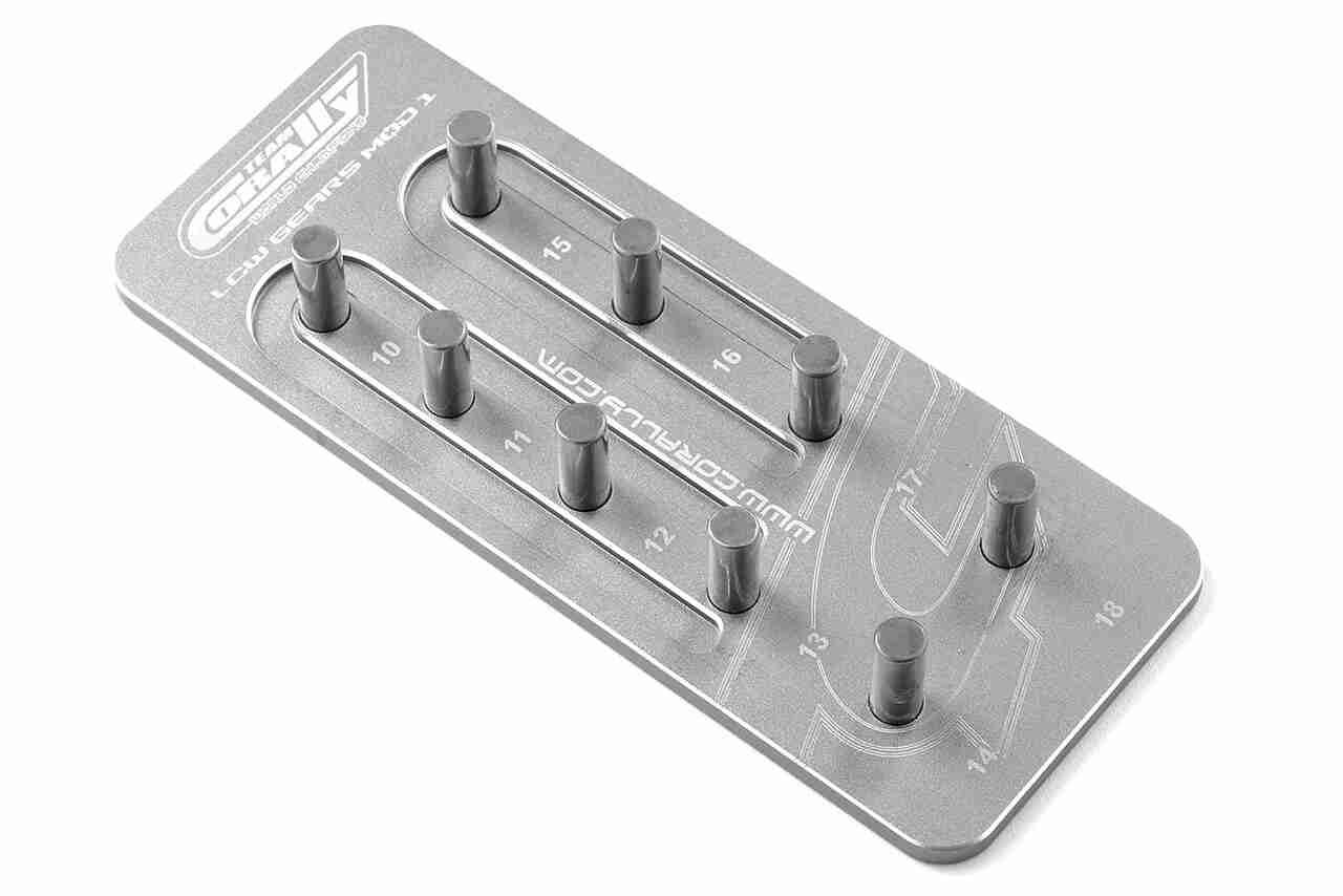 Team Corally Pinion Caddy M1.0 9 Pinions ø5mm Team Corally Pinion Caddy M1.0 9 Pinions ø5mm