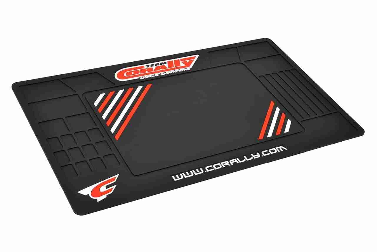 Team Corally Pit Mat XL Rubber 85x50 cm 5mm Thick Team Corally Pit Mat XL Rubber 85x50 cm 5mm Thick