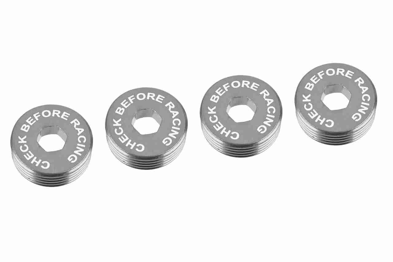 Team Corally Pivot Ball Adjusting Nut Aluminum Titanium 4 Pcs Team Corally Pivot Ball Adjusting Nut Aluminum Titanium 4 Pcs