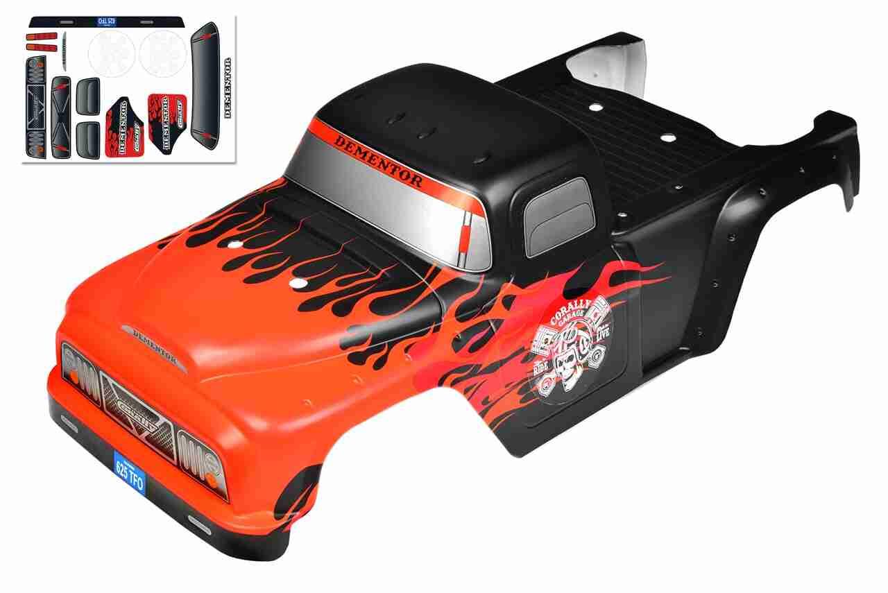 Corally Polycarbonate Body Dementor XP 6S Painted Cut Decals Accessories Corally Polycarbonate Body Dementor XP 6S Painted Cut Decals Accessories
