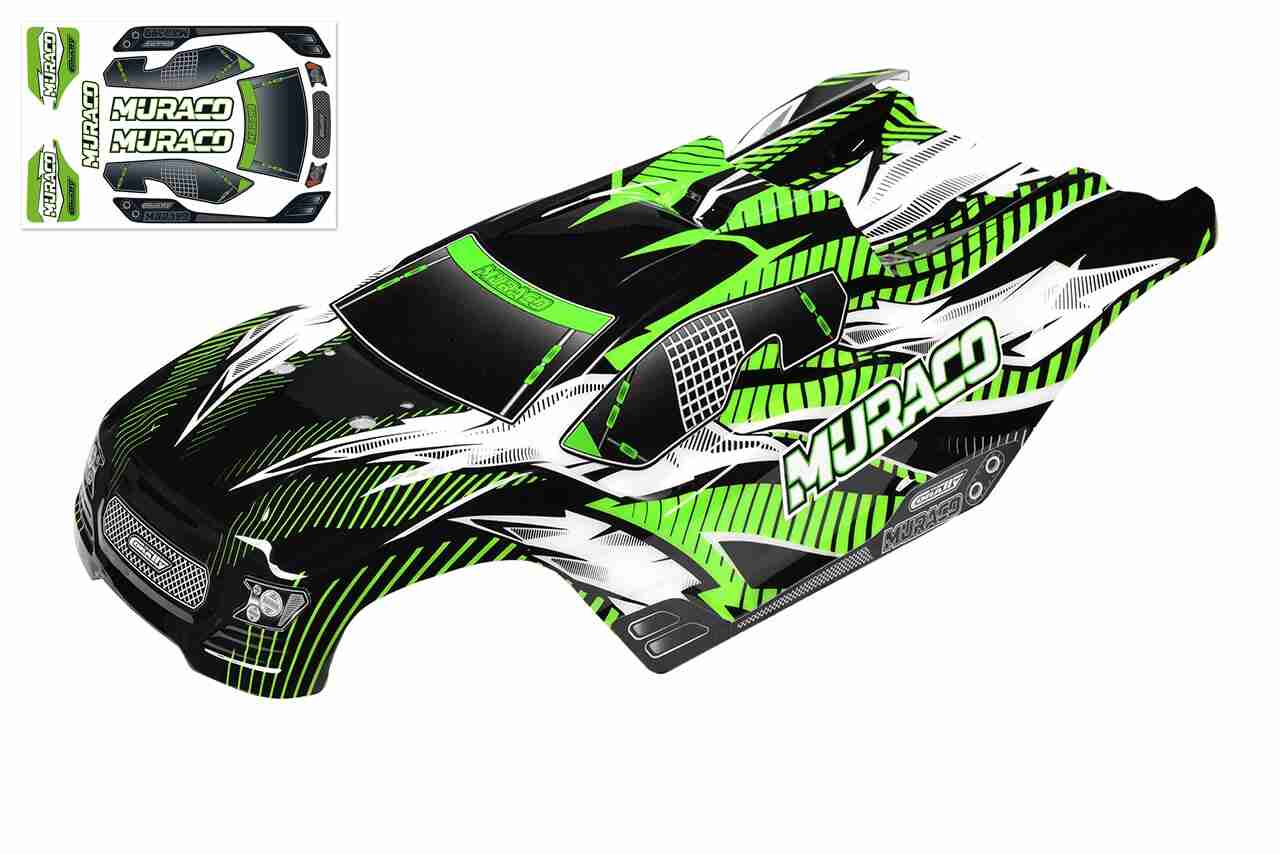 Team Corally Polycarbonate Body Muraco XP 6S Painted Cut Decals 1 Pc Team Corally Polycarbonate Body Muraco XP 6S Painted Cut Decals 1 Pc