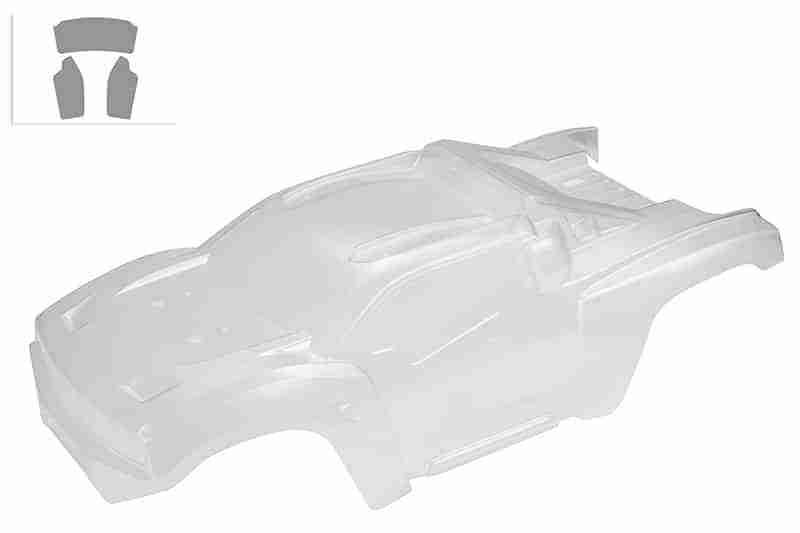Team Corally Polycarbonate Body Punisher 4 Clear Cut Decals 1 Pc Team Corally Polycarbonate Body Punisher 4 Clear Cut Decals 1 Pc