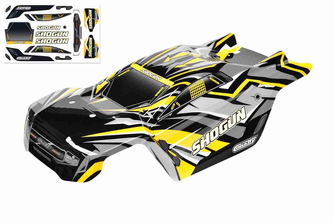 Corally Polycarbonate Body Shogun XP 6S Painted Cut Decals Corally Polycarbonate Body Shogun XP 6S Painted Cut Decals