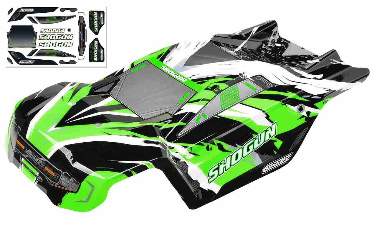 Corally Polycarbonate Body Shogun XP 6S Painted Cut Decals Corally Polycarbonate Body Shogun XP 6S Painted Cut Decals