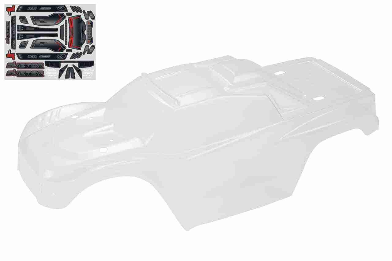 Team Corally Polycarbonate Body Sketer XP 4S Clear Cut Decals 1pc Team Corally Polycarbonate Body Sketer XP 4S Clear Cut Decals 1pc