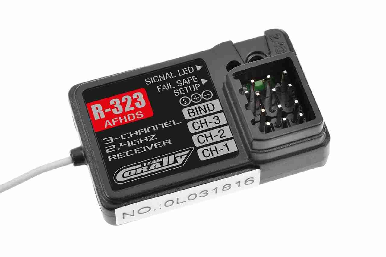Team Corally R-323 AFHDS 3-Channel Receiver 2.4GHZ Digital Radio Control System Team Corally R-323 AFHDS 3-Channel Receiver 2.4GHZ Digital Radio Control System