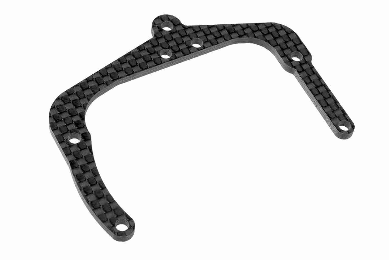 Team Corally Rear Pod Upper Plate SSX-10 Carbon 2.5mm Team Corally Rear Pod Upper Plate SSX-10 Carbon 2.5mm