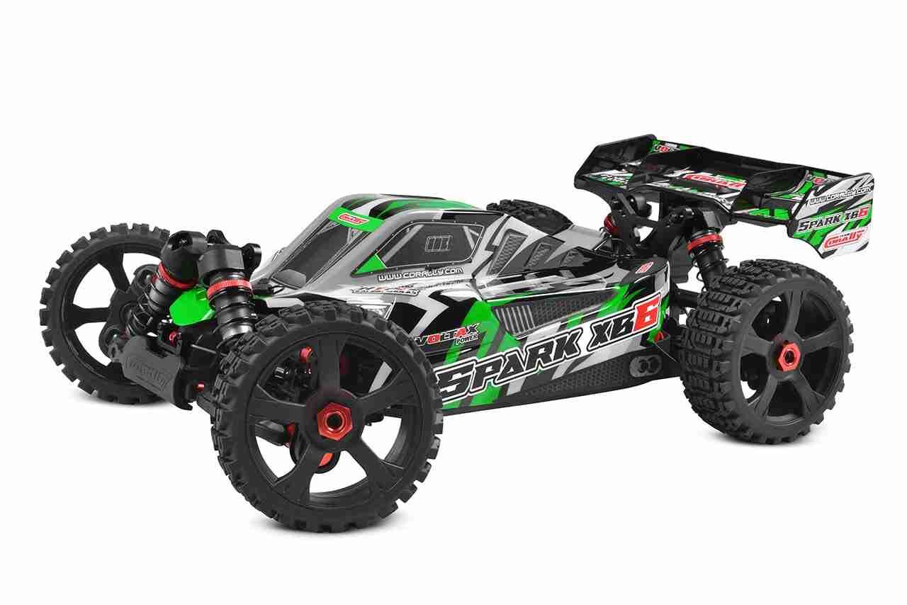 Team Corally SPARK XB-6 RTR Green Brushless Power 6S No Battery No Charger Team Corally SPARK XB-6 RTR Green Brushless Power 6S No Battery No Charger