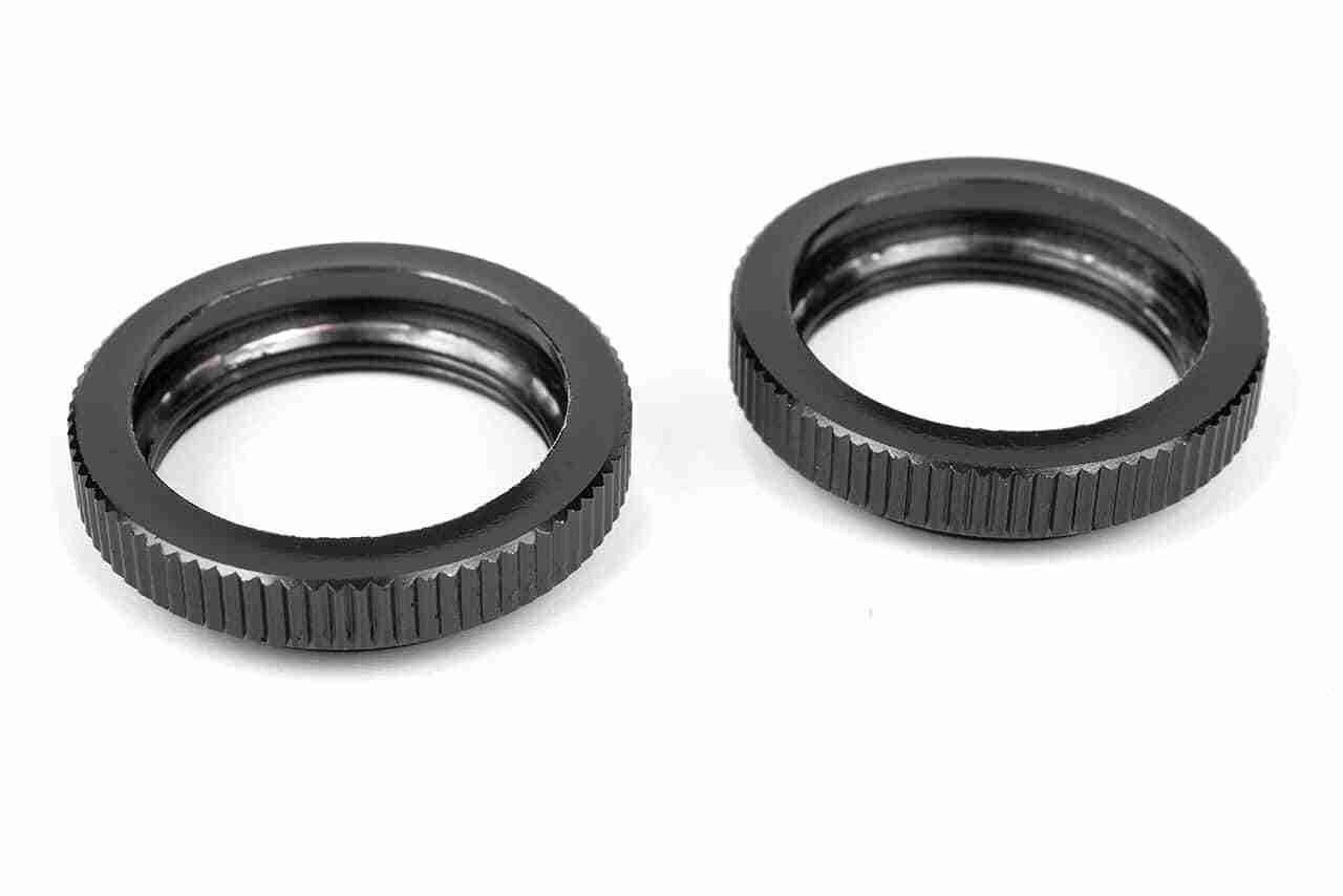 Team Corally Shock Collar Aluminum Black- 2 Pcs Team Corally Shock Collar Aluminum Black- 2 Pcs