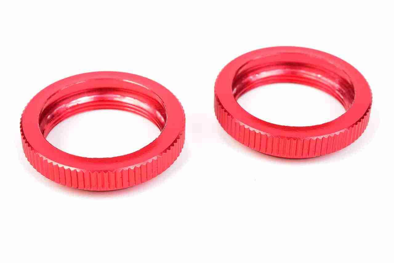 Team Corally Shock Collar Aluminum Red- 2 Pcs Team Corally Shock Collar Aluminum Red- 2 Pcs