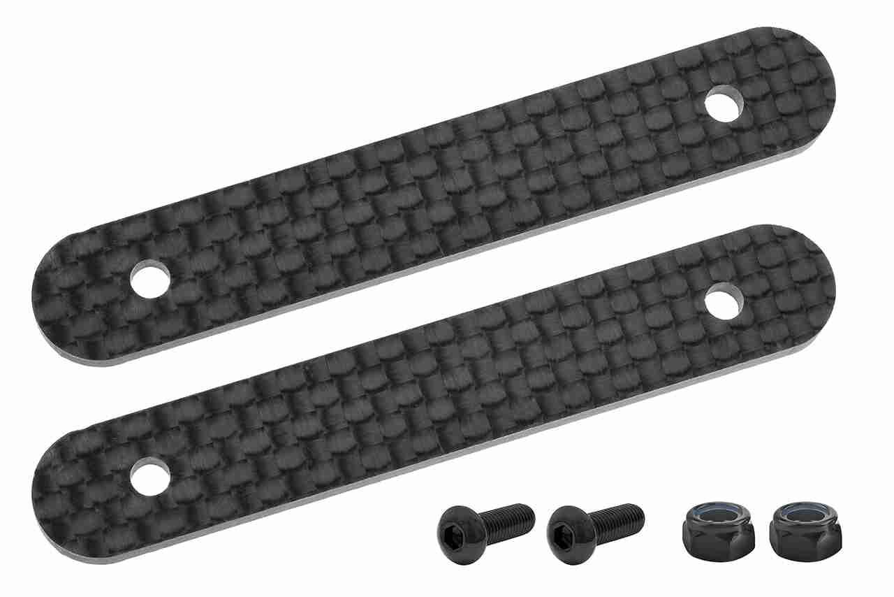 Team Corally Shock Stay Stiffener Rear fits part C-00180-105 Carbon 2.5mm 2 Pcs Team Corally Shock Stay Stiffener Rear fits part C-00180-105 Carbon 2.5mm 2 Pcs