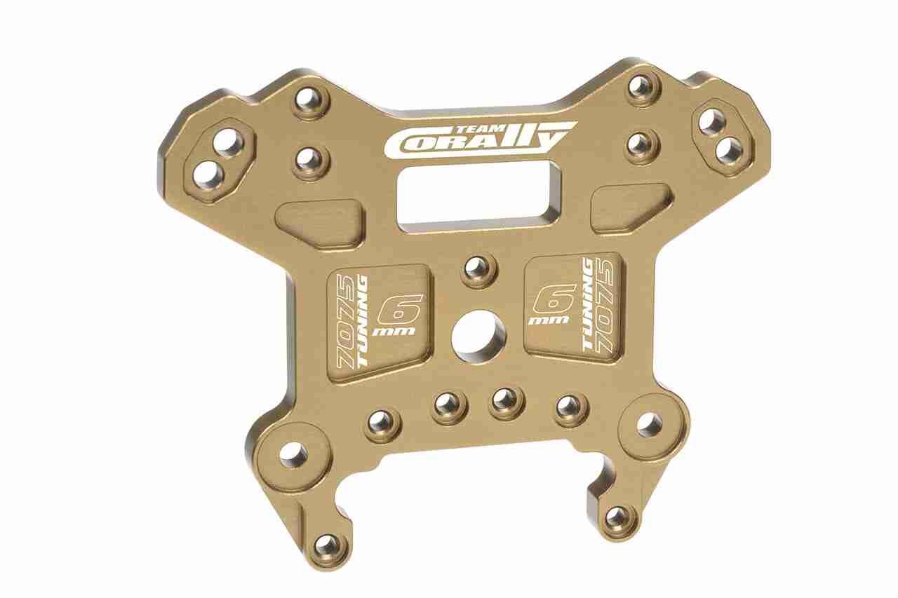 Team Corally Shock Tower Kagama Limited Edition Front Aluminum 7075 6mm Hard Anodised LE 1 Pc Team Corally Shock Tower Kagama Limited Edition Front Aluminum 7075 6mm Hard Anodised LE 1 Pc