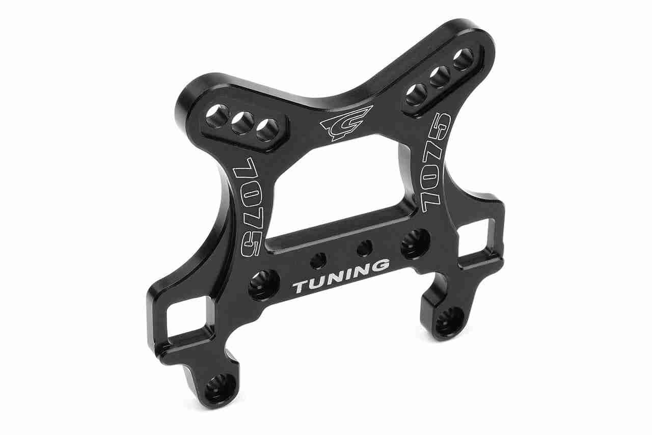 Team Corally Shock Tower Xtreme Front Aluminum 7075 5mm Hard Anodised Black Made In Italy Team Corally Shock Tower Xtreme Front Aluminum 7075 5mm Hard Anodised Black Made In Italy