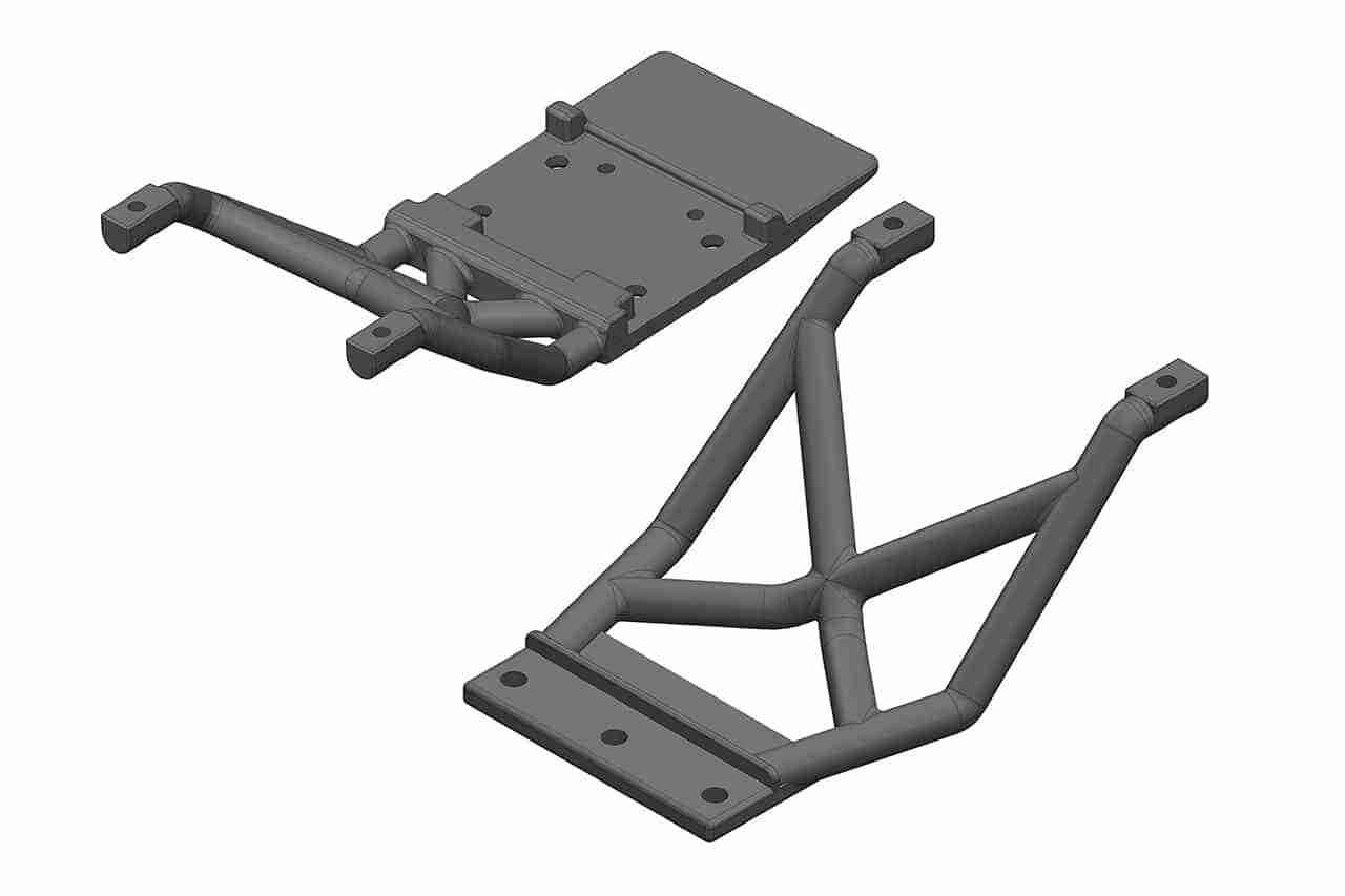 Team Corally Skid Plates FR/RE 1 Set Team Corally Skid Plates FR/RE 1 Set
