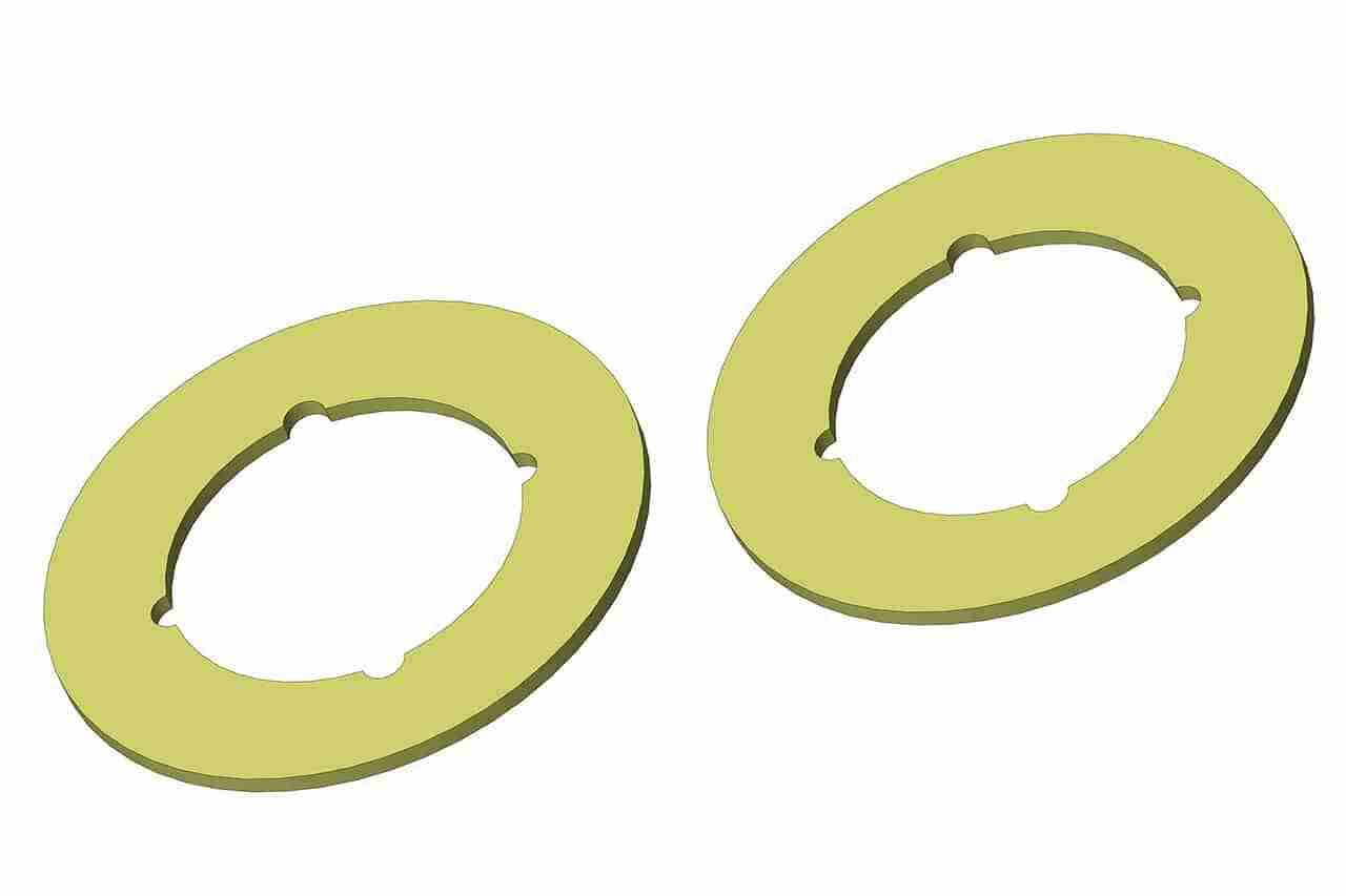 Team Corally Slipper Pads 2 pcs Team Corally Slipper Pads 2 pcs