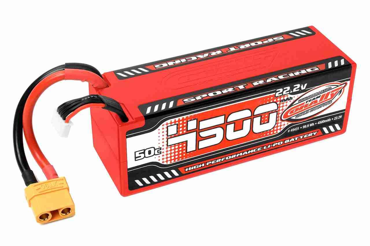 Team Corally Sport Racing 50C 6S Lipo Batteri – 4500mAh 22.2V Hardcase (XT90) Team Corally Sport Racing 50C 6S Lipo Batteri – 4500mAh 22.2V Hardcase (XT90)