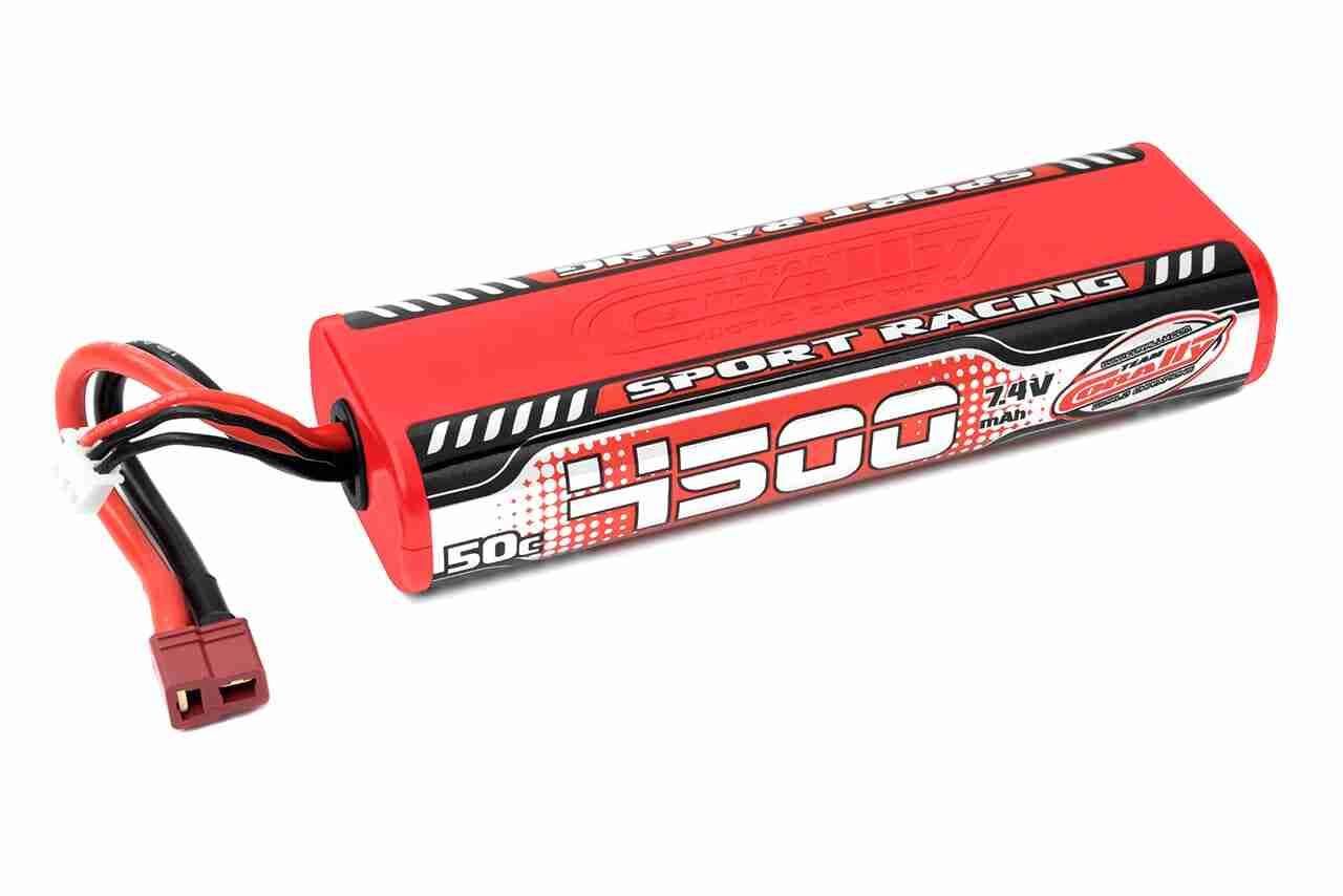 Team Corally Sport Racing 50C 2S Lipo Batteri – 4500mAh 7.4V Round Stick (T-Plug) Team Corally Sport Racing 50C 2S Lipo Batteri – 4500mAh 7.4V Round Stick (T-Plug)