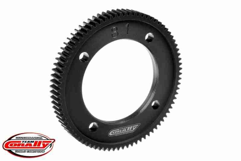 Team Corally Spur Gear 48DP 81 Teeth Center Diff Delrin CNC 1 Pc Team Corally Spur Gear 48DP 81 Teeth Center Diff Delrin CNC 1 Pc