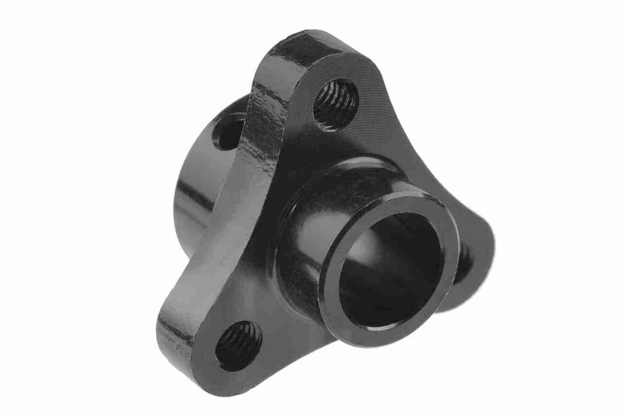 Team Corally Spur Gear Holder Solid Axle Aluminium Black Team Corally Spur Gear Holder Solid Axle Aluminium Black