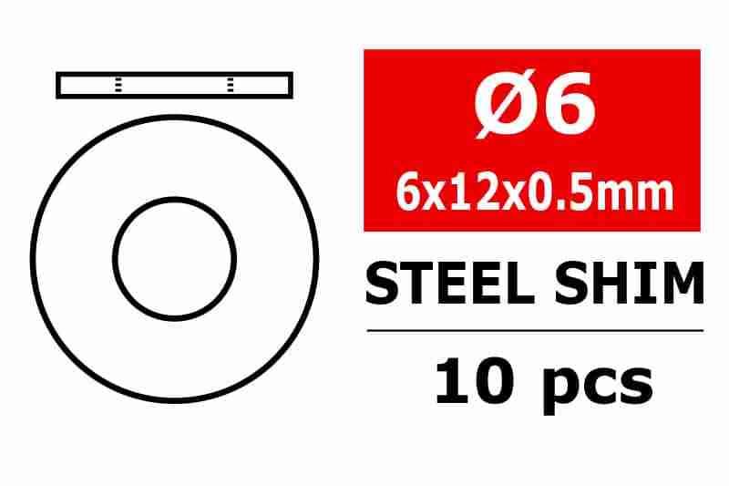 Team Corally Steel Metric Shim 6 Team Corally Steel Metric Shim 6