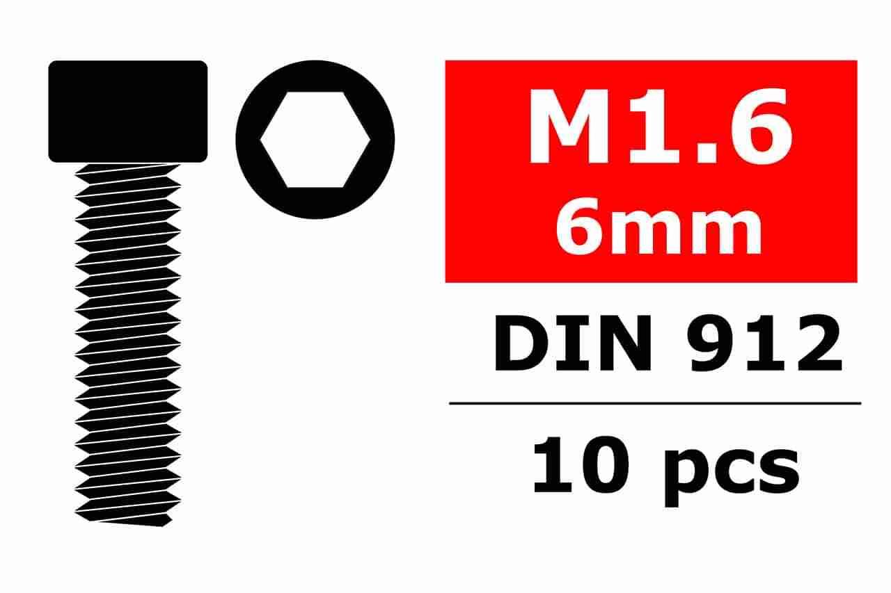 Team Corally Steel Screws M1 Team Corally Steel Screws M1