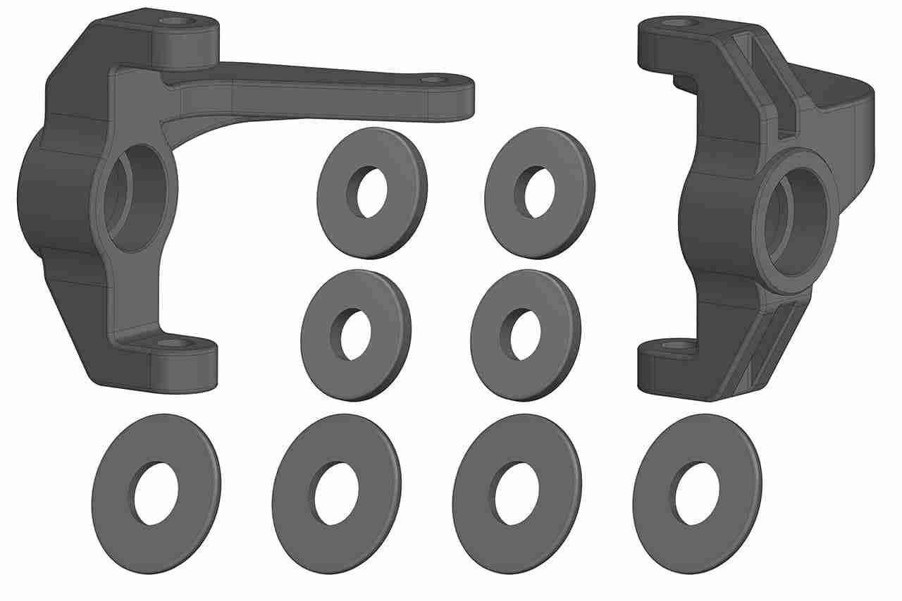 Team Corally Steering Block L/R- 1 Set Team Corally Steering Block L/R- 1 Set