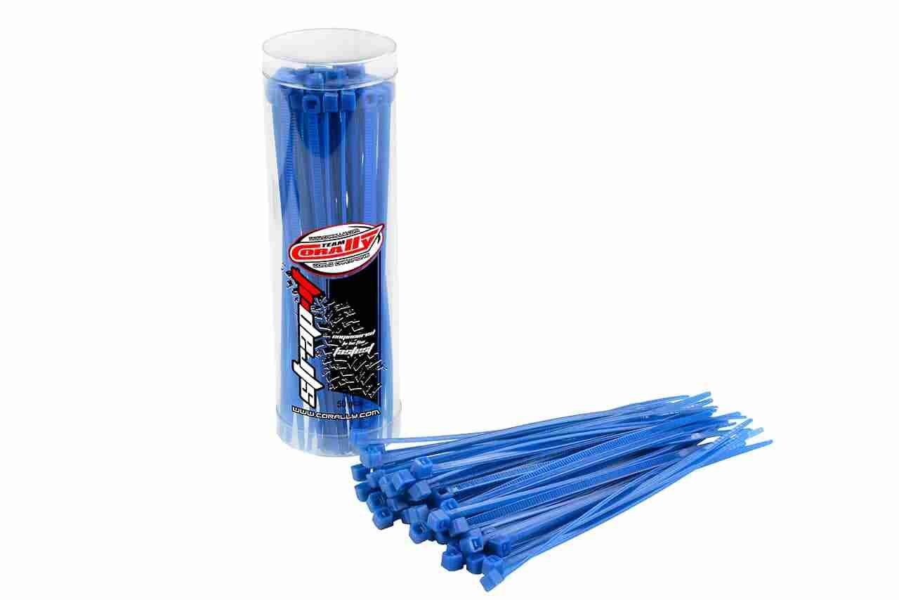Team Corally Strap-it Cable Tie Raps Blue 2.5x100mm 50 pcs Team Corally Strap-it Cable Tie Raps Blue 2.5x100mm 50 pcs