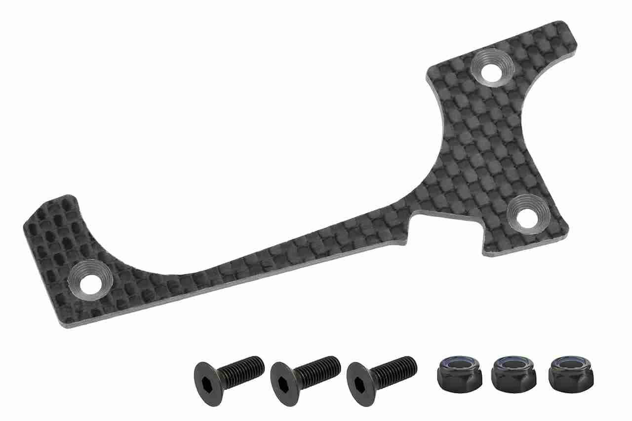 Team Corally Suspension Arm Cover Stiffener HDA-4 Lower Front Left Carbon 3mm 1 Pc Team Corally Suspension Arm Cover Stiffener HDA-4 Lower Front Left Carbon 3mm 1 Pc