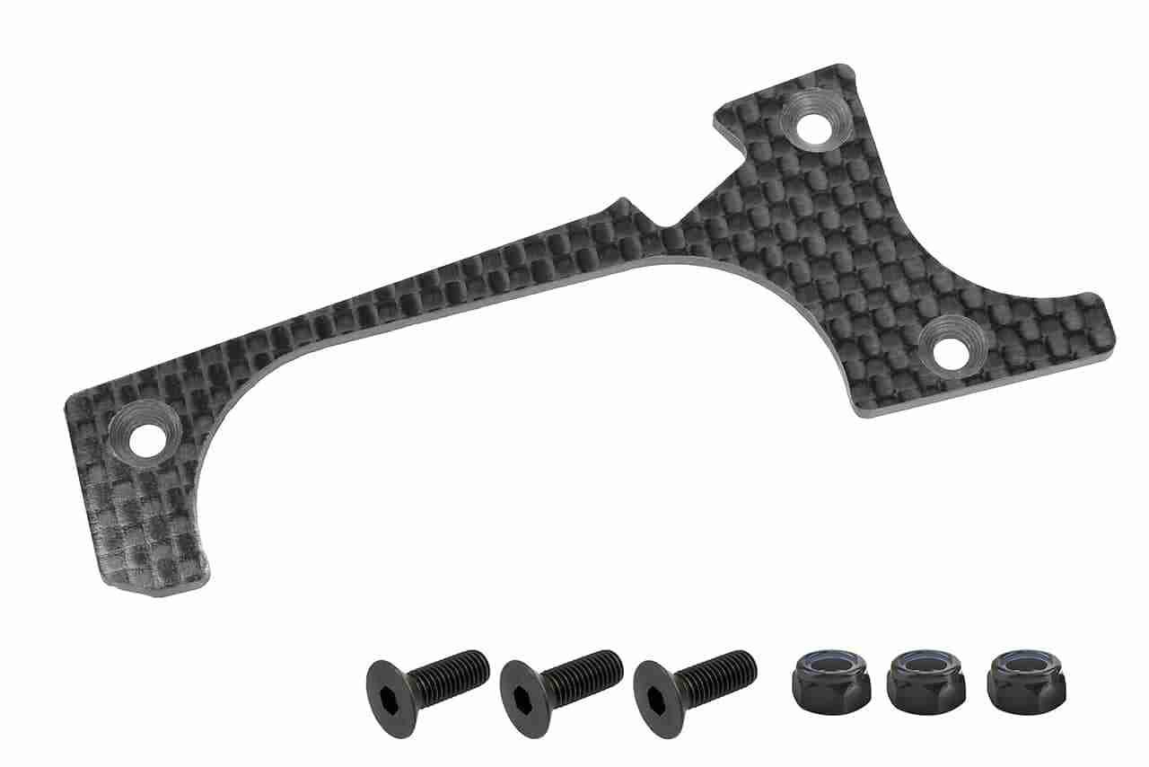 Team Corally Suspension Arm Cover Stiffener HDA-4 Lower Front Right Carbon 3mm 1 Pc Team Corally Suspension Arm Cover Stiffener HDA-4 Lower Front Right Carbon 3mm 1 Pc