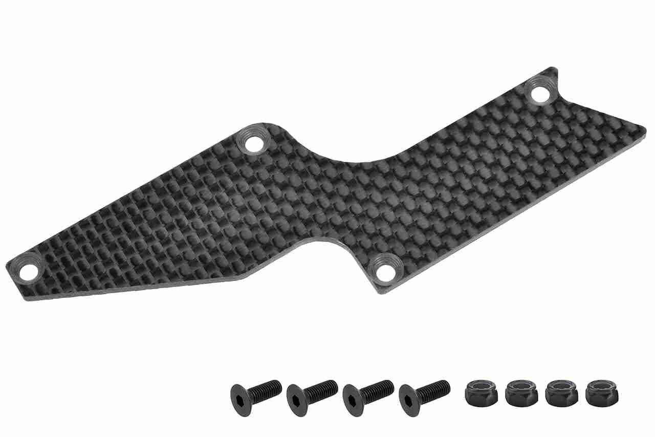 Team Corally Suspension Arm Cover Stiffener HDA-4 Lower Rear Right Carbon 3mm 1 Pc Team Corally Suspension Arm Cover Stiffener HDA-4 Lower Rear Right Carbon 3mm 1 Pc