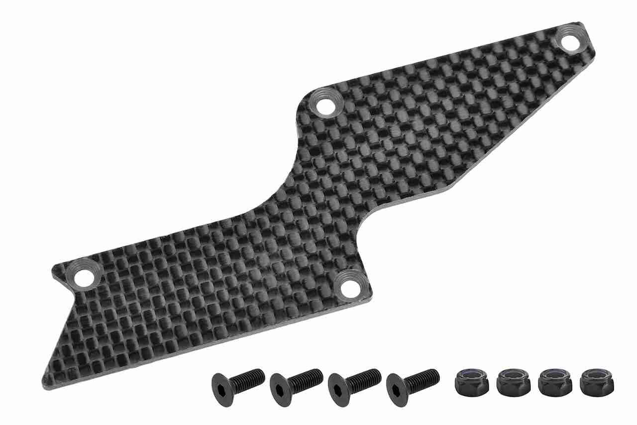 Team Corally Suspension Arm Cover Stiffener HDA-4 Lower Rear Right Carbon 3mm 1 Pc Team Corally Suspension Arm Cover Stiffener HDA-4 Lower Rear Right Carbon 3mm 1 Pc
