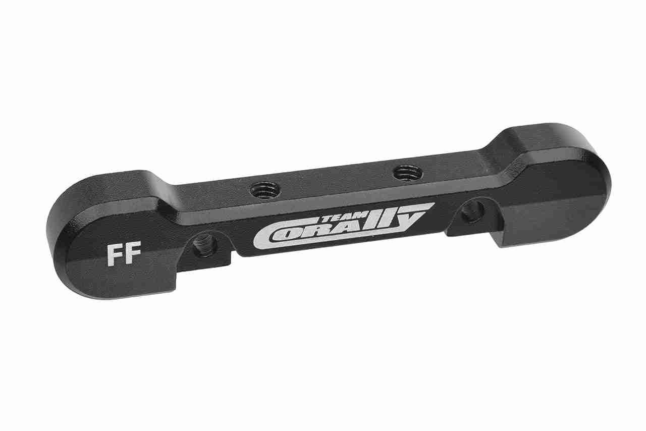 Team Corally Suspension Arm Mount HD FR-FR Aluminum 8mm Black 1 Pc Team Corally Suspension Arm Mount HD FR-FR Aluminum 8mm Black 1 Pc