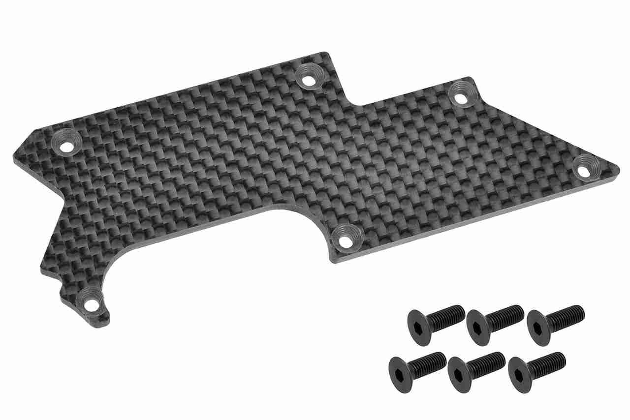 Team Corally Suspension arm stiffener Rear Left Carbon 3mm 1 Pc Team Corally Suspension arm stiffener Rear Left Carbon 3mm 1 Pc