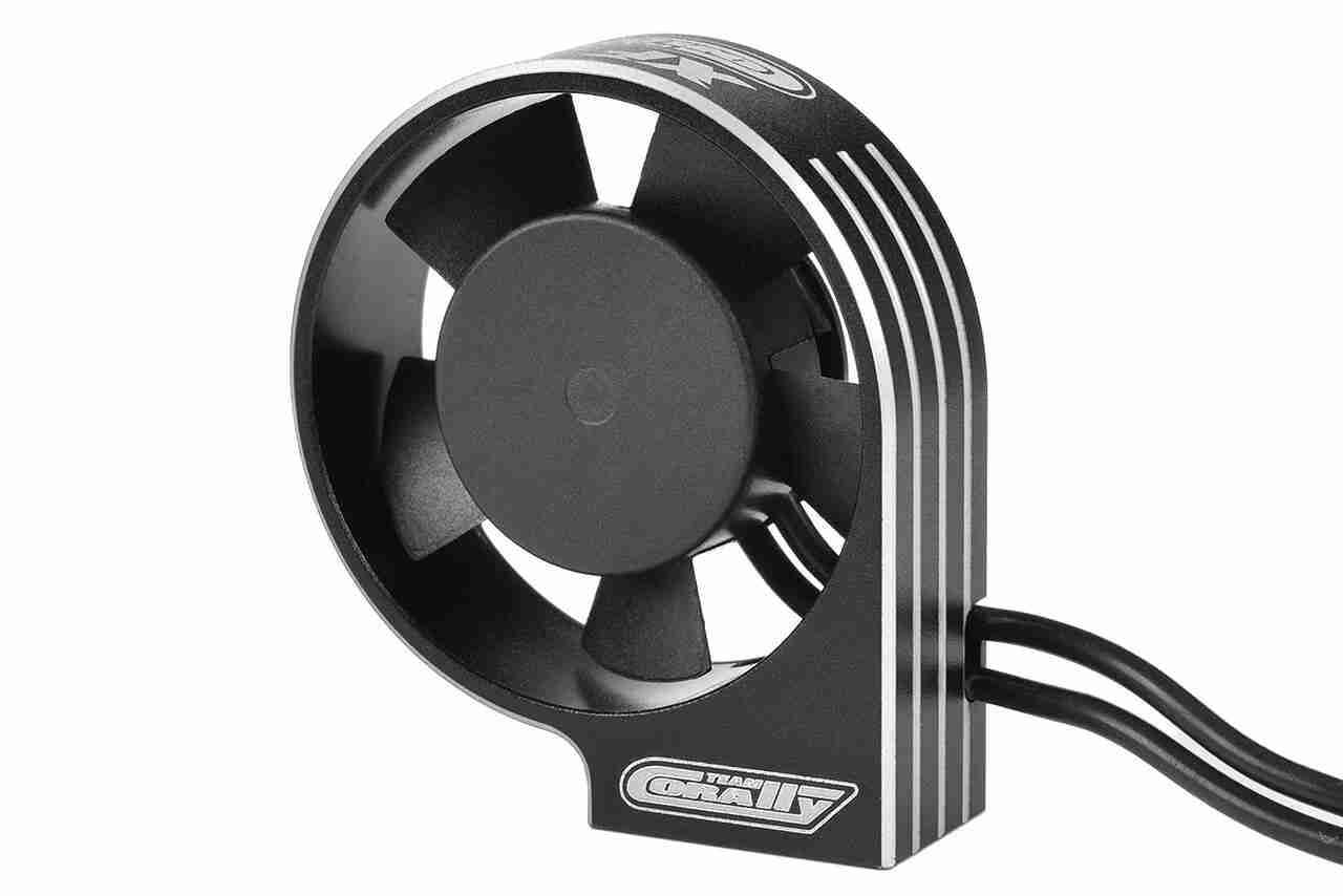 Team Corally Ultra High Speed Cooling Fan XF-30 w/BEC connector 30mm Black Silver Team Corally Ultra High Speed Cooling Fan XF-30 w/BEC connector 30mm Black Silver
