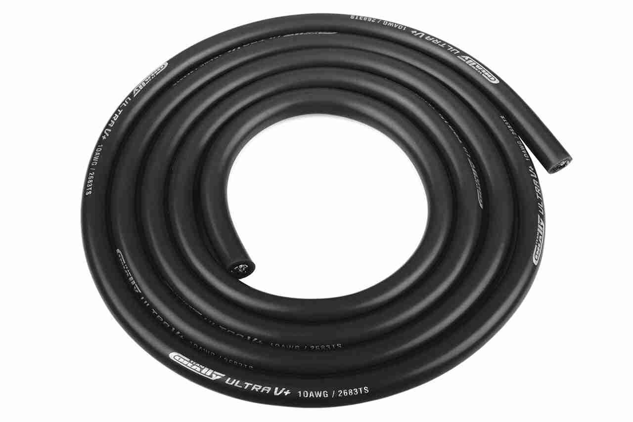 Corally Ultra V+ Silicone Wire Super Flexible Black 10AWG 2683 / 0.05 Strands ODø 5.5mm 1m Corally Ultra V+ Silicone Wire Super Flexible Black 10AWG 2683 / 0.05 Strands ODø 5.5mm 1m