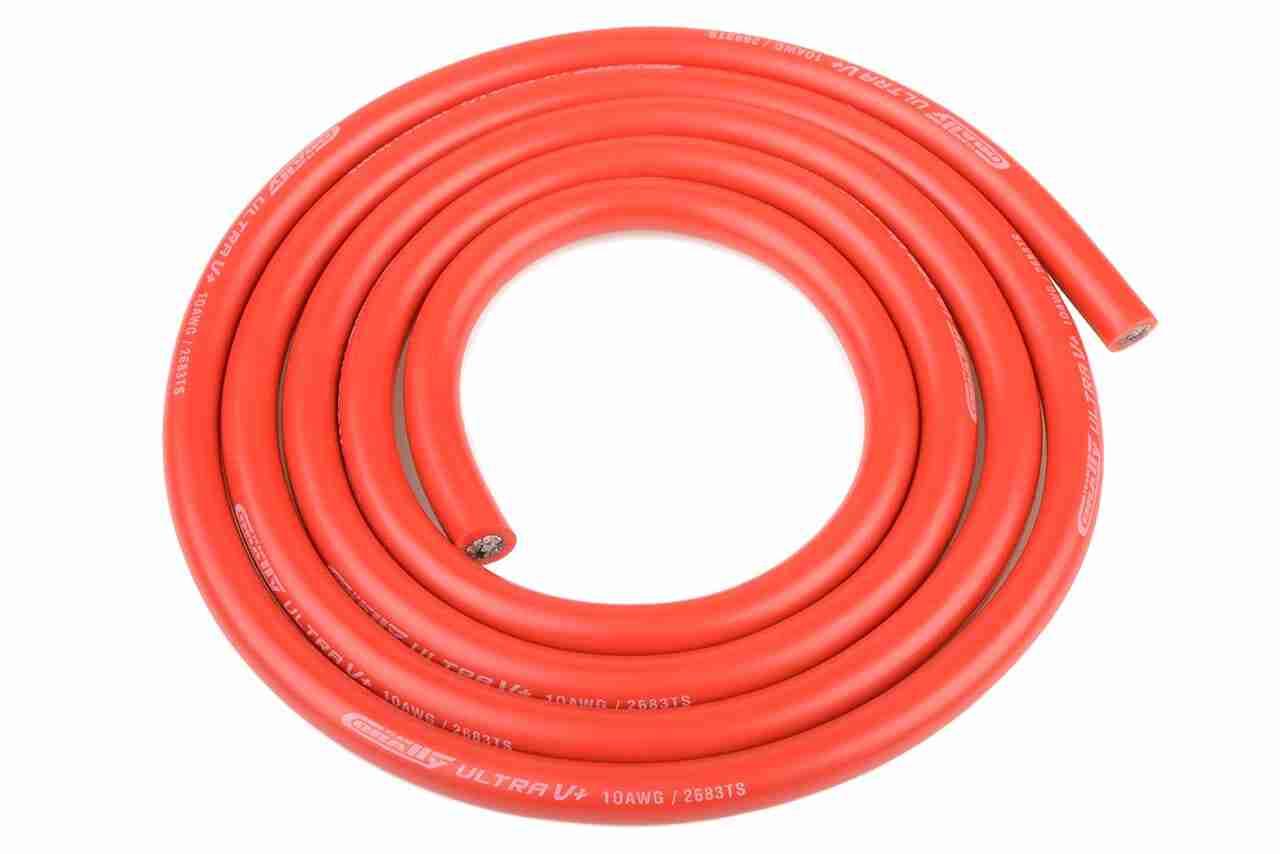 Corally Ultra V+ Silicone Wire Super Flexible Red 10AWG 2683 / 0.05 Strands ODø 5.5mm 1m Corally Ultra V+ Silicone Wire Super Flexible Red 10AWG 2683 / 0.05 Strands ODø 5.5mm 1m