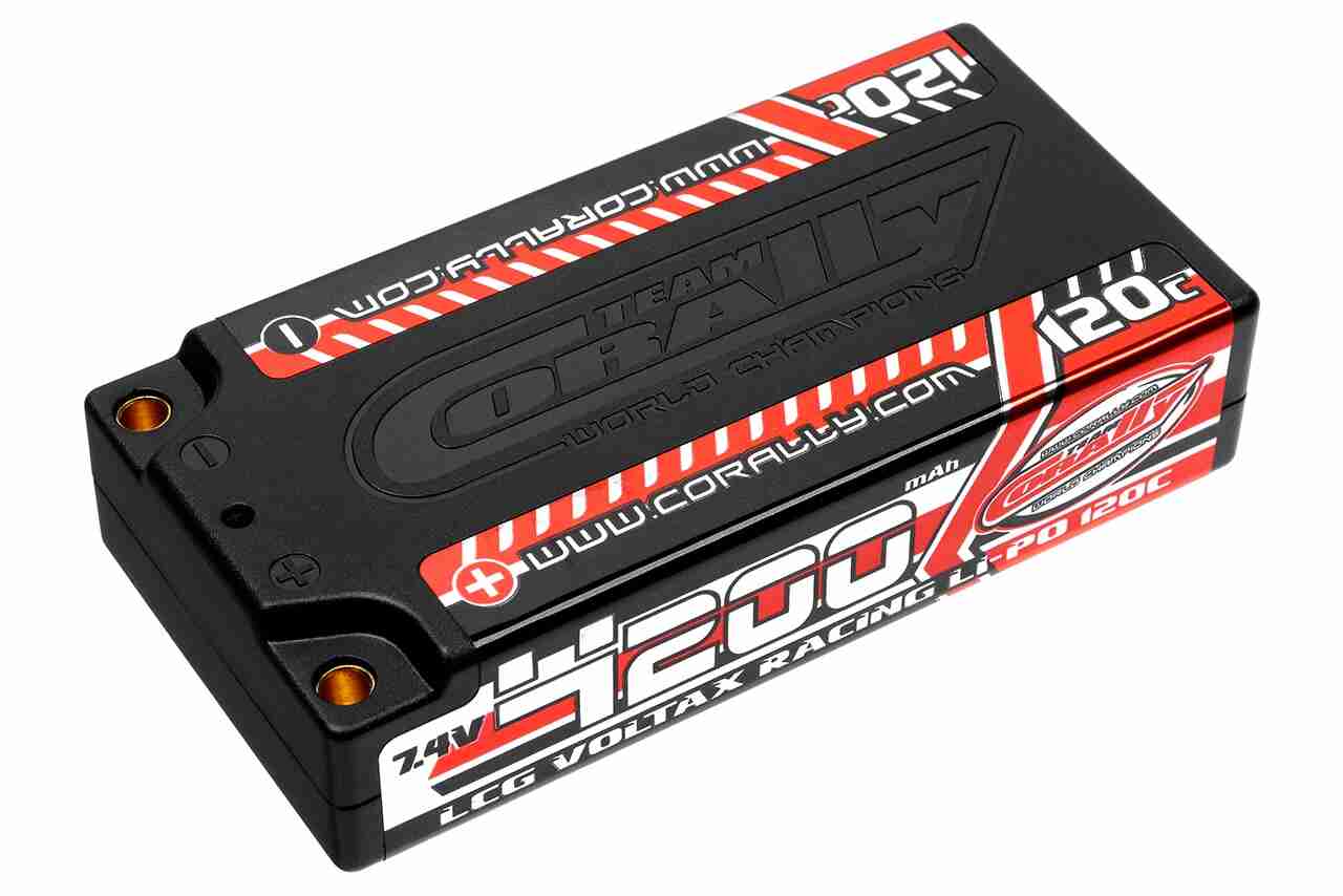 Team Corally Voltax 120C 2S LiPo Batteri – 4200mAh 7.4V LCG Shorty Team Corally Voltax 120C 2S LiPo Batteri – 4200mAh 7.4V LCG Shorty