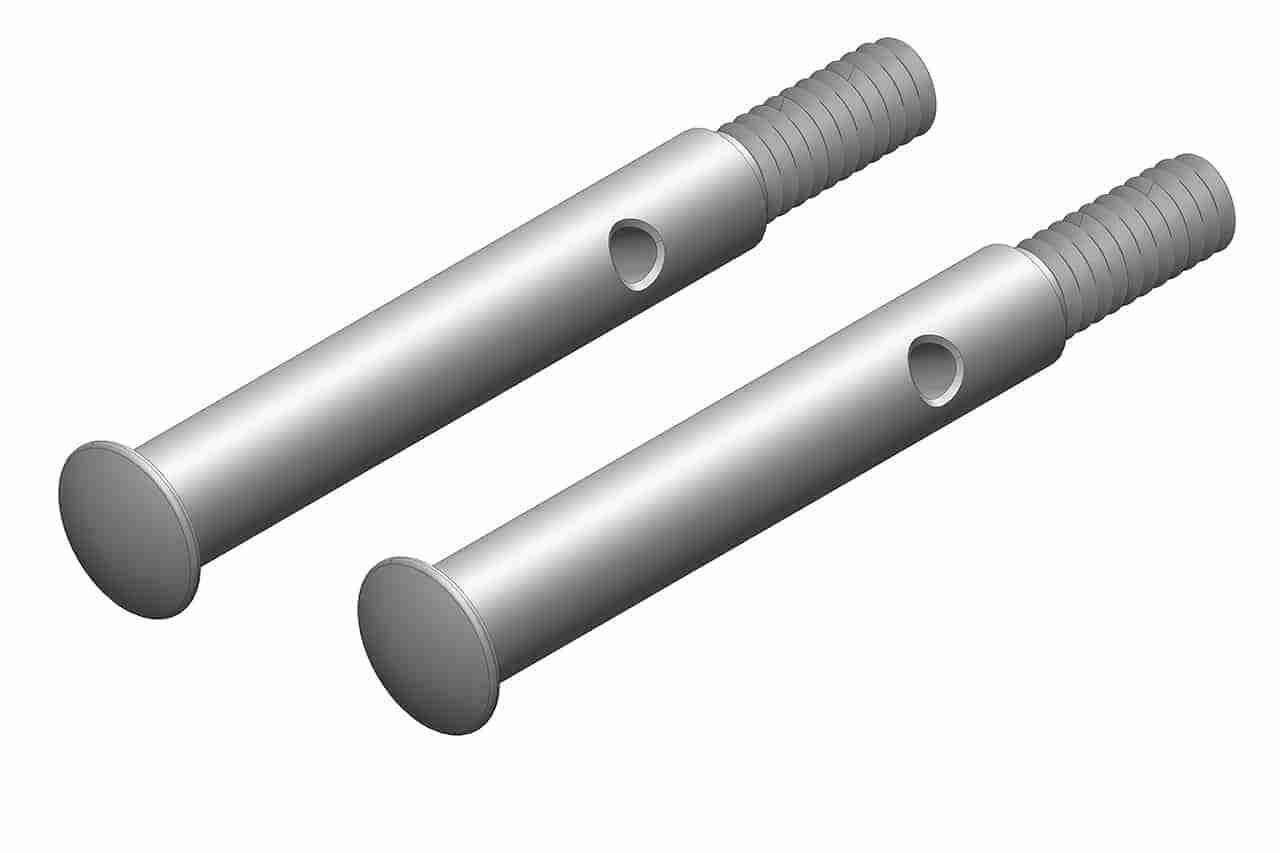 Team Corally Wheel Axle Front Steel 2 pcs Team Corally Wheel Axle Front Steel 2 pcs