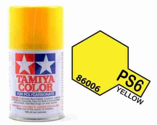 tamiya-ps6-yellow1968 Tamiya Color Lexan PS-6 Yellow