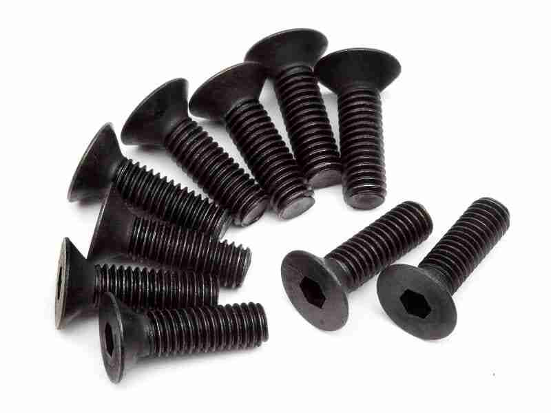 z083_z083_01p_800_600 HPI Z083 Flat Head Screw M3X10mm(Hex Socket/10Pcs)