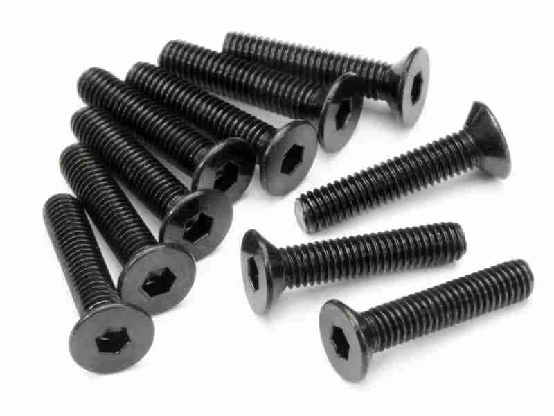 z085_z085_01p_800_600 HPI Z085 Flat Head Screw M3X15mm (Hex Socket/10Pcs)