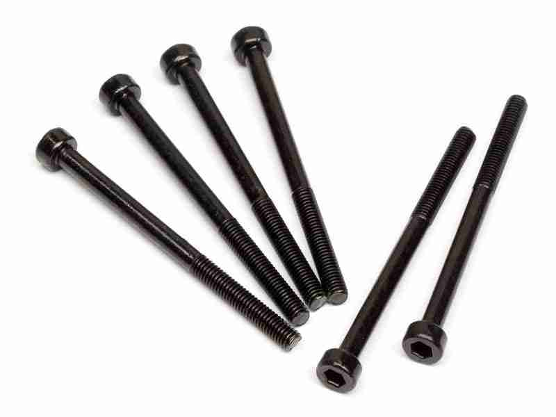 z303_z303_01p_800_600 HPI Z303 Cap Head Screw M3X42mm (Black/6Pcs)