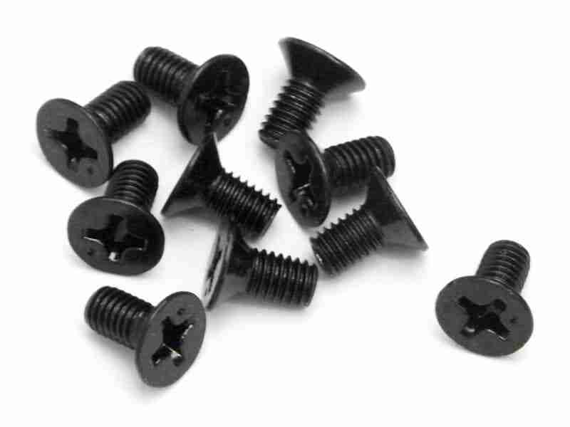 z525_z525_01p_800_600 HPI Z525 Flat Head Screw M3X6mm (10Pcs)