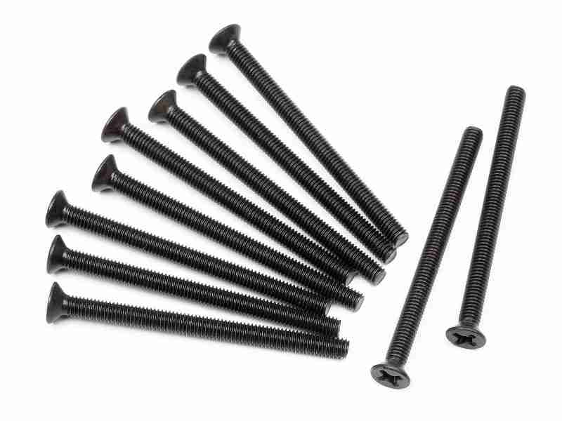 z536_z536_01p_800_600 HPI Z536 Flat Head Screw M3X40mm (10Pcs)